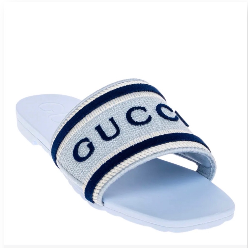 Gucci Striped Sandals